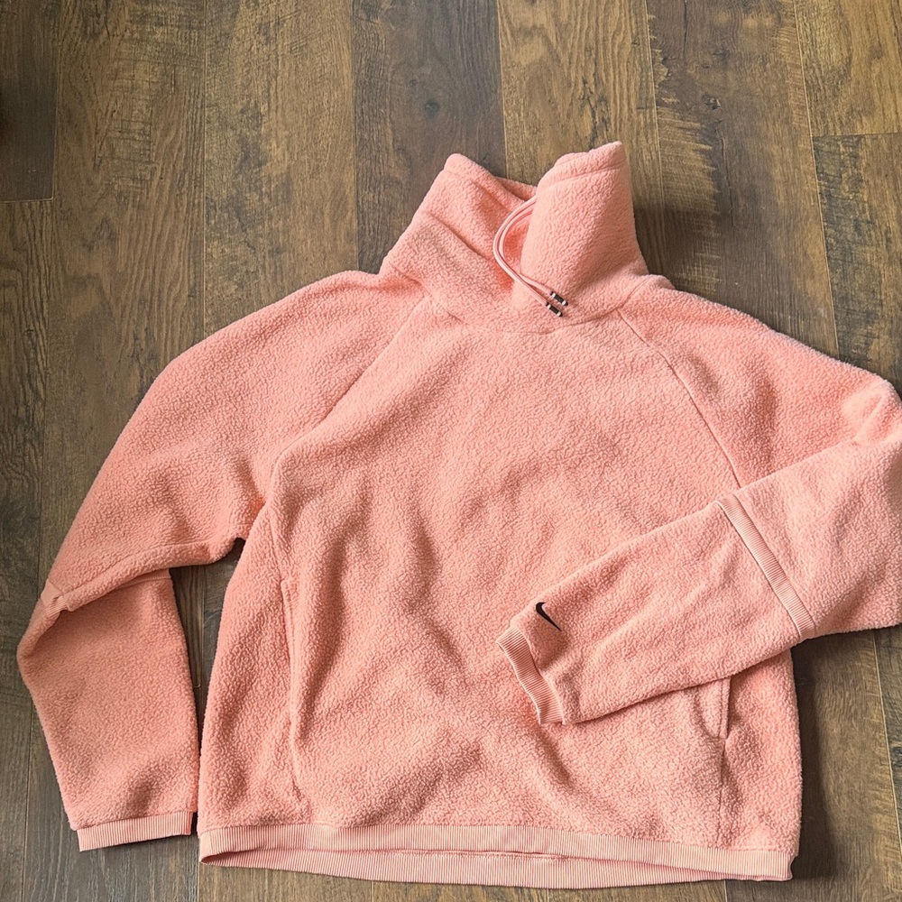 Nike Women's Pink Cowl Neck Sweater